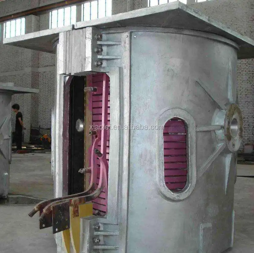 Orta frekanslı indüksiyon eritme fırını fırın soba makinesi için döküm sanayi indüksiyon eritme fırını