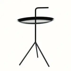 Proveedores de china de la habitación muebles Ronda 3 patas de aluminio moderna Loft con espejo baúl mesa de café