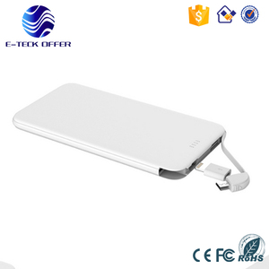 Power Bank Delgado, Tarjeta <span class=keywords><strong>de</strong></span> Crédito Banco <span class=keywords><strong>de</strong></span> la energía <span class=keywords><strong>5000</strong></span> MAH para el regalo promocional mini powerbank - Product Image 3