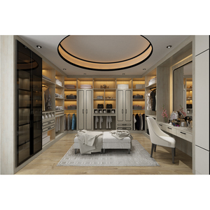 HS-W299 paseo de lujo en la personalizado de melamina en forma de u de armario - Product Image 1