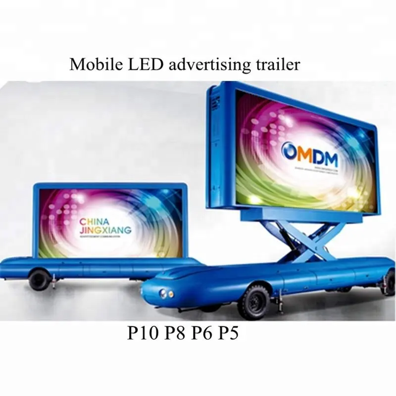 Mobiele Billboards LED Displays China Outdoor Aanhanger