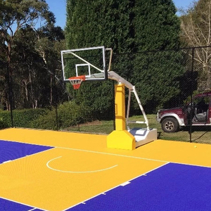 FIBA <strong>Basketball</strong> Stand Heavy Base Steel Goal <strong>Posts</strong> Outdoor <strong>Basketball</strong> Hoop - Product Image 4