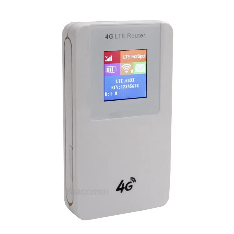 Portable wifi router mobile sim card lan router with power bank