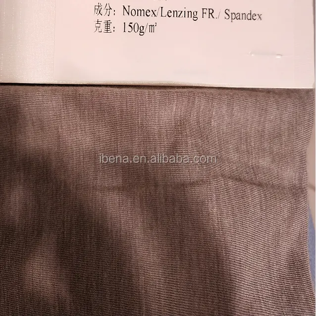 Nomex Spandex örme kumaş/elastik Aramid örme kumaş/alev geciktirici örme kumaş