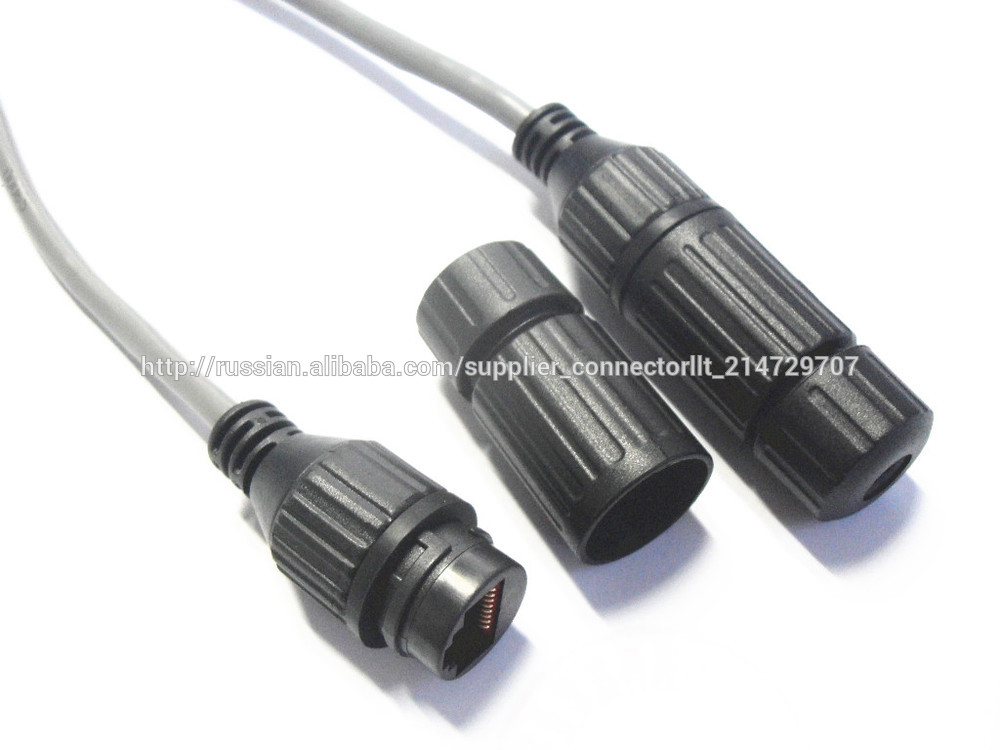 llt муёской ёенский ip68 водонепроницаемый разъем rj45