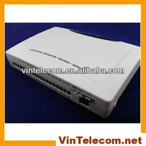 Intercambio de teléfono central avanzado PBX 308CP con 2/3 CO líneas x 8 ext,suport PC, funciones SMDR