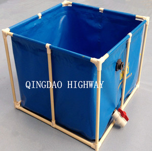 Tanques Plegables para Cría de Tilapia de 1000L, 2000L, 3000L, 5000L, 7000L, 10000L, Estanque de Peces Desmontable de PVC - Product Image 3