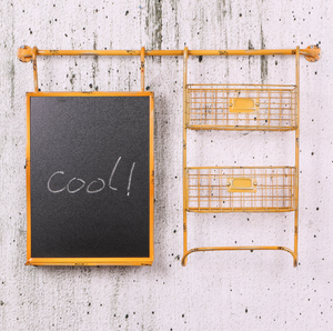 Retro pared colgante organizador metal decoración de la Oficina con <span class=keywords><strong>pizarra</strong></span> - Product Image 6