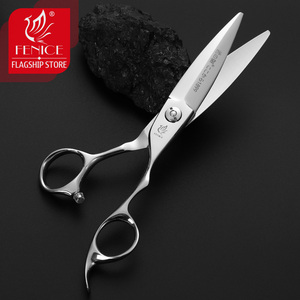 <span class=keywords><strong>Forbici</strong></span> da <span class=keywords><strong>Barbiere</strong></span> a Doppia Lama Larga per Taglio Capelli, Modello Willow, per Destrorsi - Product Image 5