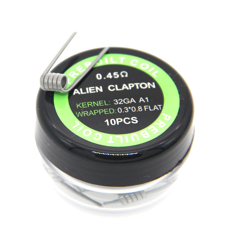 2018 новейшая катушка для вейпа a1, предварительно изготовленная катушка clapton alien clapton, катушка в наличии, быстрая доставка