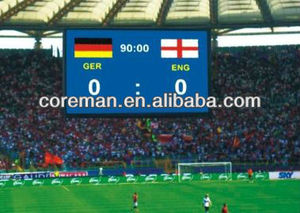 Bảng Đèn <span class=keywords><strong>Led</strong></span> Sân Vận Động Bóng Đá Coreman, Đồng Hồ Lớn Có Độ Sáng Cao, Điểm Số, Số Máy Tính - Product Image 1