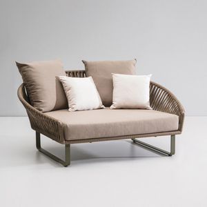 Conjunto de Muebles de Jardín Modernos de Aluminio con Mimbre Sintético - Product Image 5