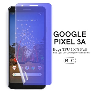 Tím ánh sáng kháng Full Bìa mềm Hydrogel <span class=keywords><strong>TPU</strong></span> phim đối với <span class=keywords><strong>Google</strong></span> <span class=keywords><strong>Pixel</strong></span> 8pro 8 7A 7pro 7 lần bảo vệ màn hình - Product Image 6