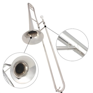 Instrument de musique chinois Prix ​​bas Vente directe d'usine <span class=keywords><strong>Trombone</strong></span> alto Or Argent Instruments à vent <span class=keywords><strong>Trombone</strong></span> en cuivre - Product Image 4