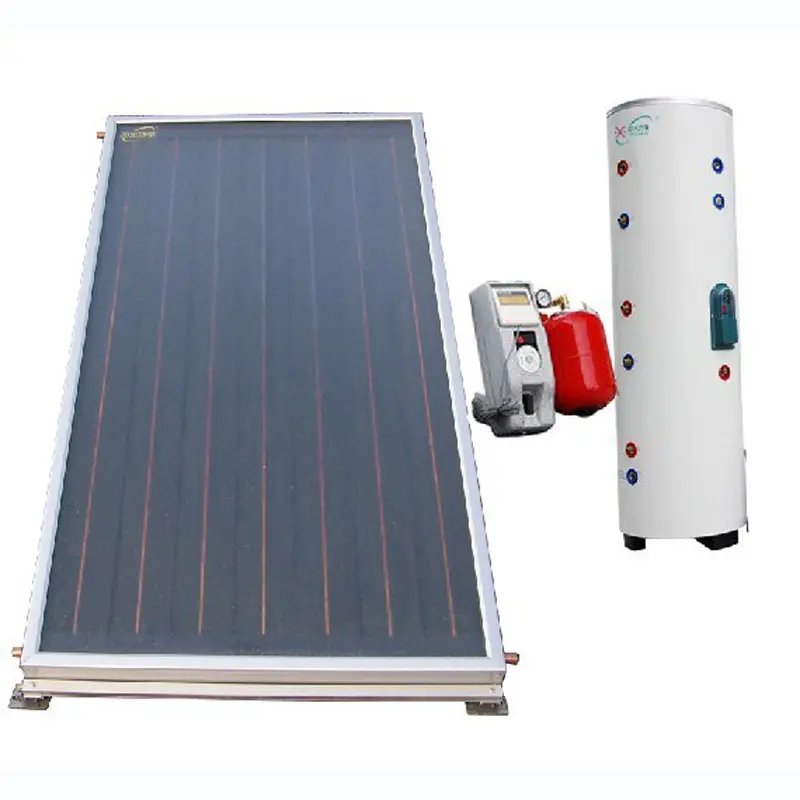 太陽熱温水器加圧スプリットソーラー温水器独立したフラットプレートユニバーサル