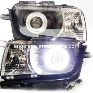 2009-2014 Year CHEVROLET Camaro CCFL Headlight Head Lamps BI Xenon Projector Lens SN