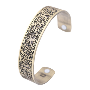 <span class=keywords><strong>Bracciale</strong></span> Magnetico Vintage con Amuleto Nordico <span class=keywords><strong>Albero</strong></span> <span class=keywords><strong>della</strong></span> <span class=keywords><strong>Vita</strong></span> Yggdrasil e Corvi per Uomo e <span class=keywords><strong>Donna</strong></span> - Product Image 5