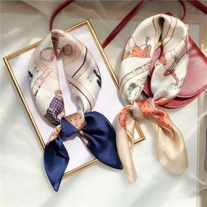 Trung Quốc Bán Buôn Chất Lượng Cao Khăn Vuông Thời Trang Nhỏ Trang Trí Khăn Lụa - Product Image 2