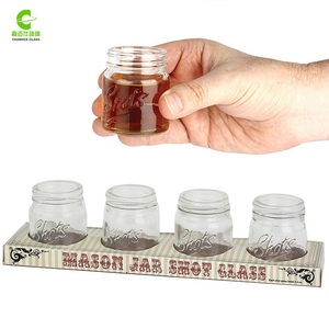 2oz Small <strong>Transparent</strong> <strong>Mason</strong> <strong>Jar</strong> Shot Glass - Product Image 2
