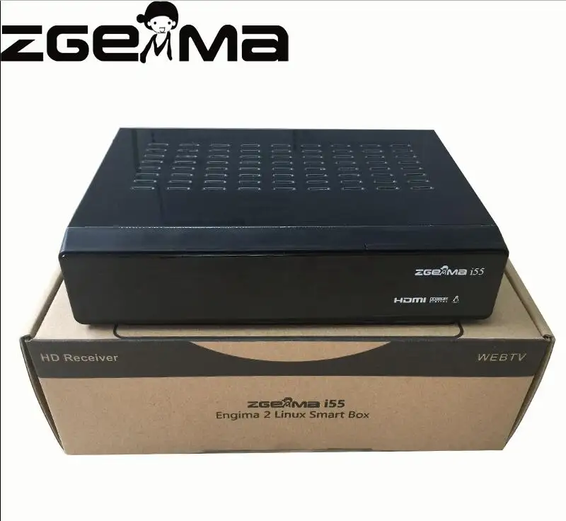 Son çıkan ENIGMA2 LINUX IPTV Set Top BOX ZGEMMA i55 BCM7362 Çift çekirdekli Linux IP TV KUTUSU