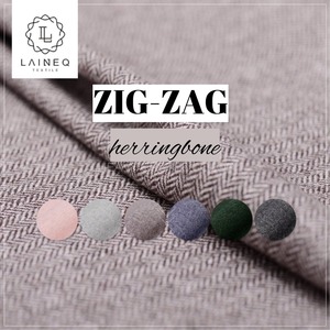 Vend en gros <span class=keywords><strong>La</strong></span> Chine usine zig-zag tweed à chevrons laine flanelle tissu - Product Image 1