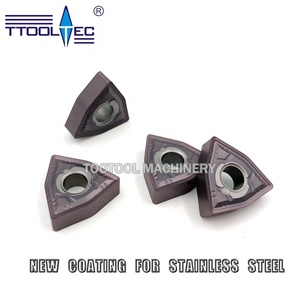 <span class=keywords><strong>Tungsten</strong></span> <span class=keywords><strong>Carbide</strong></span> Chèn WNMG080408-SM Công Cụ Chuyển Chỉ Số Dao Phay Chèn - Product Image 2