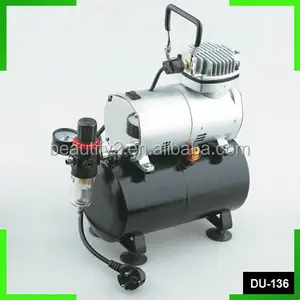 Hikosky Professionele Draagbare Olie Gratis Airbrush Compressor