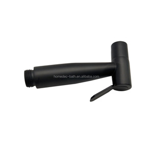 Spruzzatore per Bidet da bagno moderno <span class=keywords><strong>con</strong></span> facile installazione a parete 304 acciaio inossidabile nero - Product Image 5
