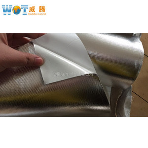 Nastro di stoffa 0.5mm ad <span class=keywords><strong>alta</strong></span> temperatura reinfocard Alu fibra di vetro acrilico foglio di alluminio sigillatura a doppia faccia nessuna stampa CN;JIA - Product Image 6