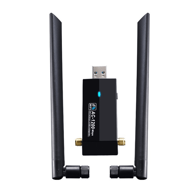 802.11ac Usb3.0 Dual Band 1200Mbps RTL8812au Wifi Usb Adapter Wlan Stick Wireless Dongle With 2x5Dbi Antenna