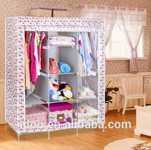 Armoire pliante en tissu de haute qualité, bon marché, vente en gros, - Product Image 4
