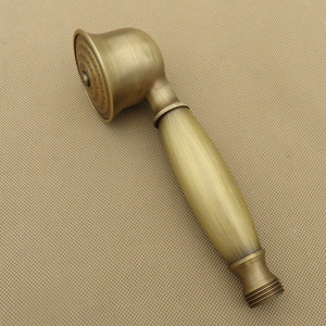 Retro Handheld Shower Head Traditional Telephone Style Vintage Showers,Metal (Brass color)