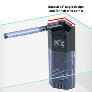 Équipement d'aquarium Jeneca, <span class=keywords><strong>filtre</strong></span> à faible niveau d'<span class=keywords><strong>eau</strong></span> avec tube <span class=keywords><strong>de</strong></span> <span class=keywords><strong>pluie</strong></span>, <span class=keywords><strong>filtre</strong></span> puissant pour aquarium <span class=keywords><strong>de</strong></span> tortues et <span class=keywords><strong>de</strong></span> poissons, coin d'aquarium - Product Image 2
