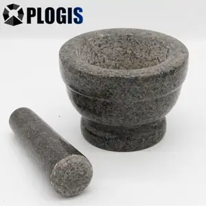 Durable cuisine pierre mortier et pilon en granit