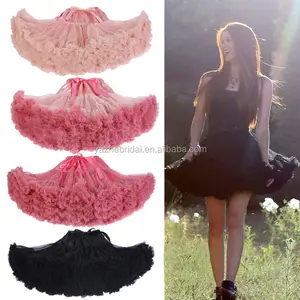 14 Kleuren-Goedkope Groothandel Korte Petticoat Kleurrijke Onderrok Tulle Tutu Rok Lolita Cosplay Rok