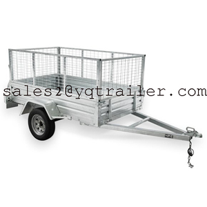 Remorque à benne basculante standard <span class=keywords><strong>5x3</strong></span> 6x4 7x5 8x6 10x6 avec cage - Product Image 6