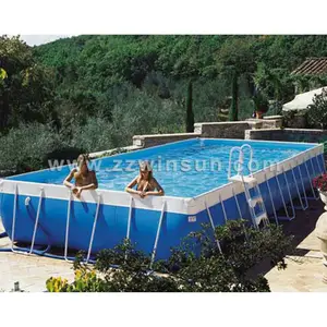 Populaire Draagbare Mini Outdoor Pvc Zwembad Opblaasbaar Zwembad Voor Volwassenen