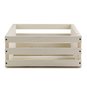 33 RPM speed modern album vinyl record holder wood crate for turntable player