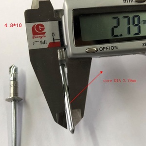 China Fabriek Hoge Kwaliteit Drill Tail Blind Pop Klinknagel Hoeft Niet Te Slaan Zonder - Product Image 4