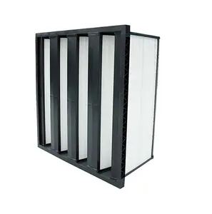 V-bank hepa filter for Rigid Box Filter Heating Ventilation and AHU