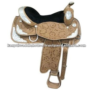 อานม้าหนังตะวันตกระดับพรีเมี่ยมขนาดเล็กผลิตจากวัสดุที่ทนทาน - Product Image 5