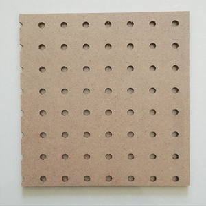 HDF/MDF Pegboard hiển thị đứng/2mm 3mm 1220*2440 melamine Pegboard - Product Image 3