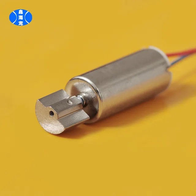 ROHS brush 1.5v 7mm*16mm DC PM Coreless Micro Vibration Motor for Adult product lead or pin or contact end for toothbrush