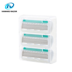 6 Blade Replacement Blade <strong>Razor</strong> Cartridge <strong>Razor</strong> <strong>Head</strong> Men and Lady Six Blade - Product Image 6