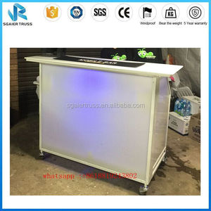 Sgaier LED iluminado <span class=keywords><strong>Bar</strong></span> portátil sobre ruedas - Product Image 2