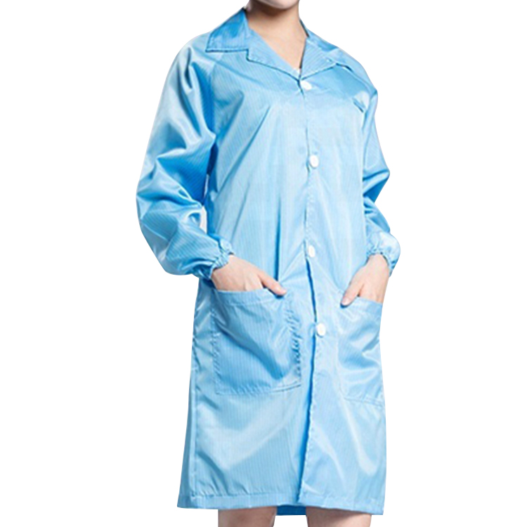 Профессиональный ESD костюм Защитная антистатическая ткань с комбинезоном