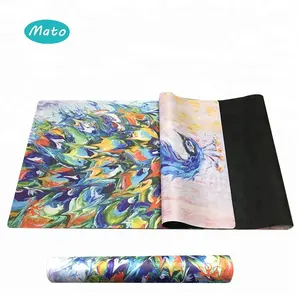 Hot selling non slip multi color suede tiny4k petite teen yoga mat