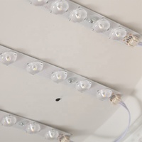 Panneau Rond Led 400mm PUZHUOER 30W CE ROHS FCC EMC Moderne Intérieur Lumières Dimmable Led Surface Smart Plafonnier
