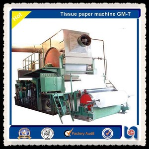Guangmao marca 1092 mm 1 - <span class=keywords><strong>2</strong></span> ton por día pequeña industria tejido / papel higiénico de papel que hace la máquina - Product Image 1