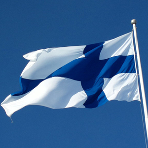 Großhandel kostenlose Probe kunden spezifisches <span class=keywords><strong>Logo</strong></span> Finnland und weiße Flagge des blauen Kreuzes - Product Image 3
